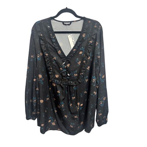 Bloomchic Floral Boho Long Sleeve Top - Picture 2 of 6